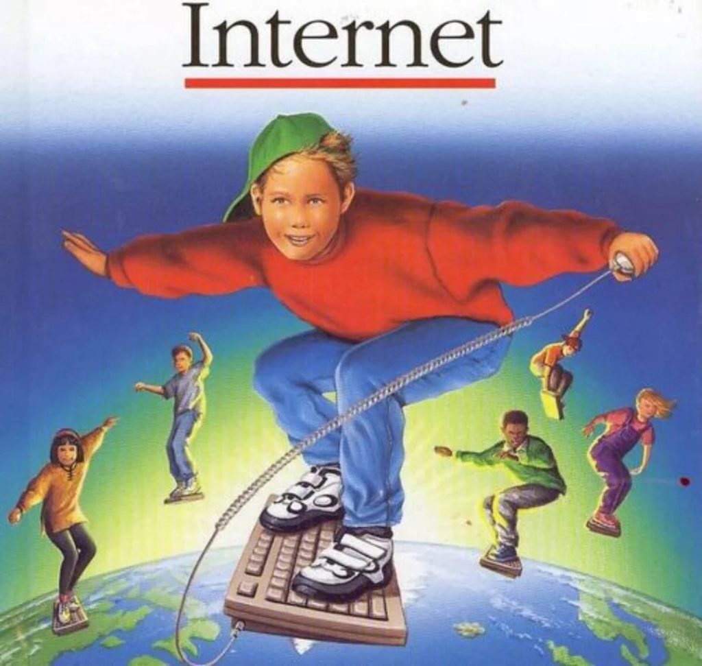 Home internet kid from the 90s