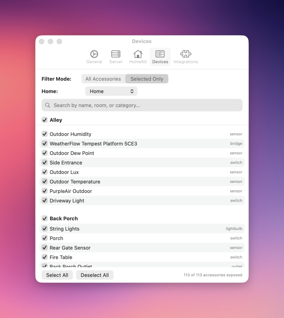 "OpenClaw, open the front door" settings devices